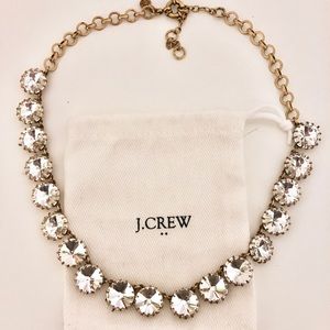 JCrew Venus Crystal Flytrap Statement Necklace